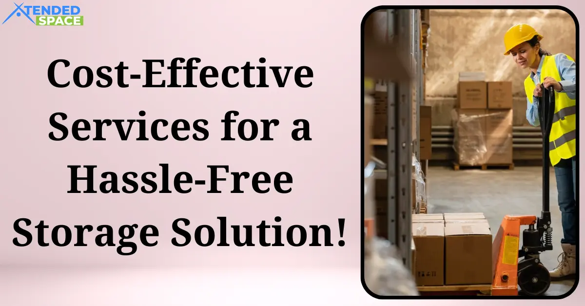 Cost Effective Services For Hassle Free Storage Solution