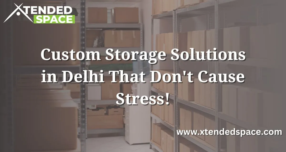 Custom Storage Solutions In Delhi That Don't Cause Stress!