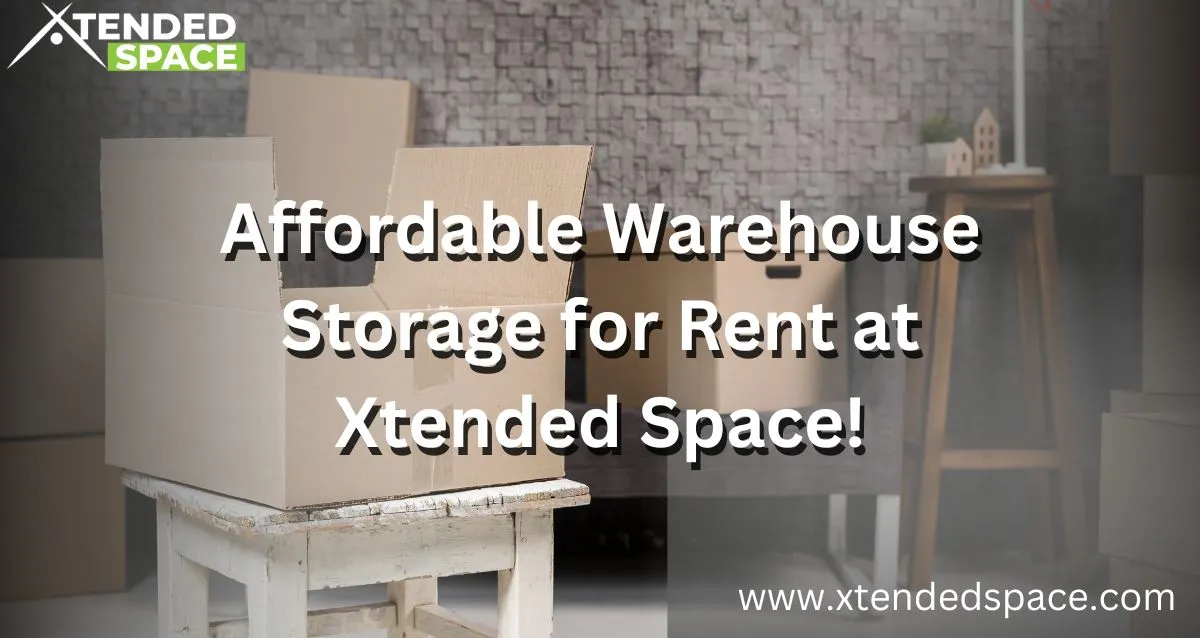 Affordable Warehouse Storage For Rent At Xtended Space!